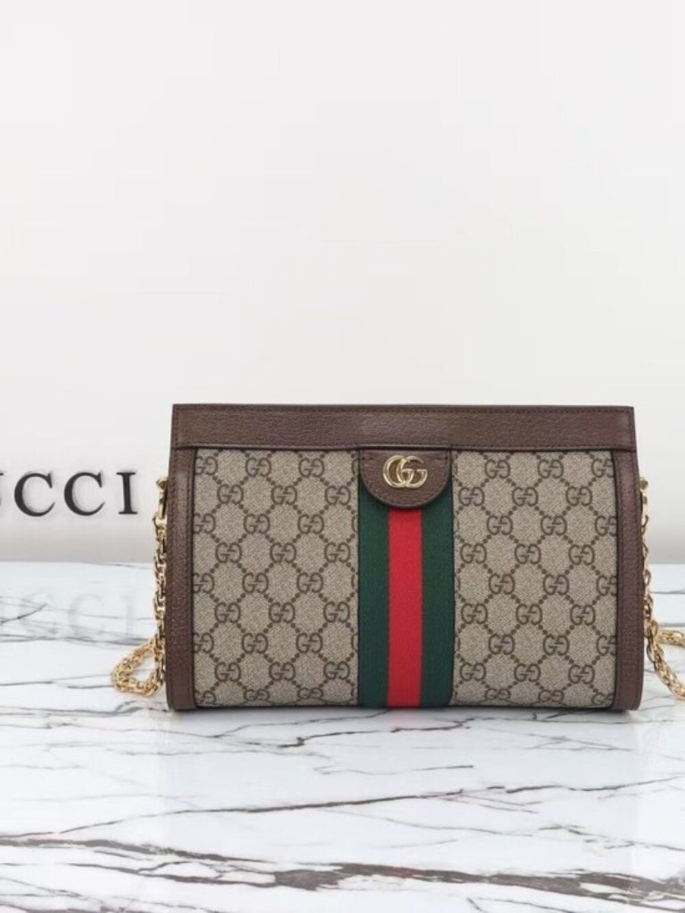 Gucci Ophidia Medium Chain Shoulder Bag